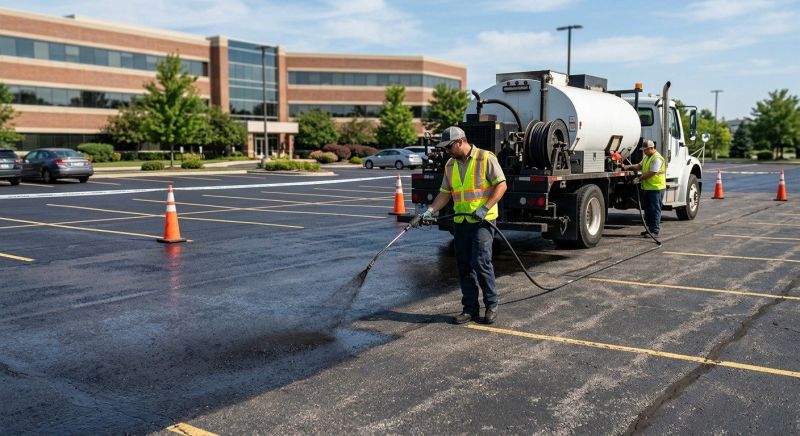 Asphalt Parking Lot Sealing in Denver, CO