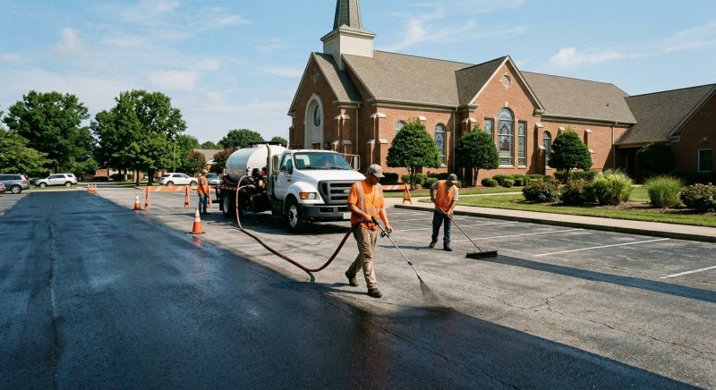 Parking Lot Resurfacing in Miami Dade County, FL